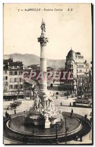 Cartes postales Marseille Fontaine Cantini