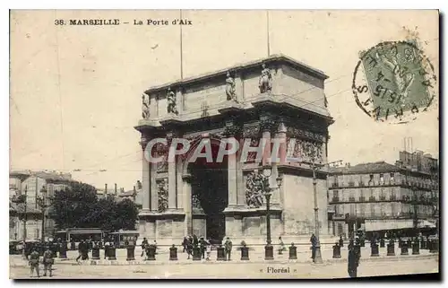 Cartes postales Marseille La Porte d'Aix