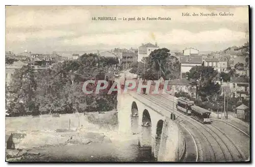 Ansichtskarte AK Marseille Le pont de la Fausse Monnaie