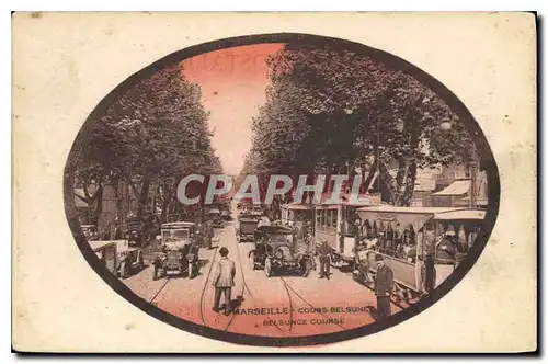 Cartes postales Marseille Cours Belsunce Tramway