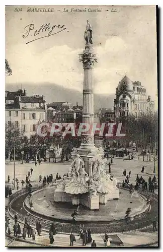 Cartes postales Marseille La Fontaine Cantini