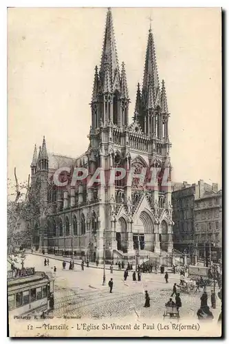 Ansichtskarte AK Marseille L'Eglise St Vincent de Paul