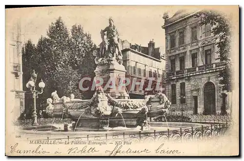 Ansichtskarte AK Marseille La Fontaine Estrangin