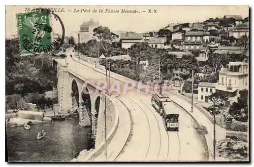 Cartes postales Marseille Le Pont de la Fausse Monnaie Tramway