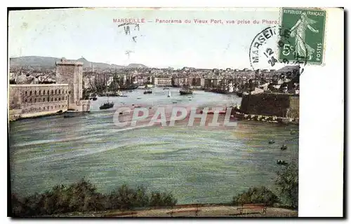 Cartes postales Marseille Panorama du Vieux Port