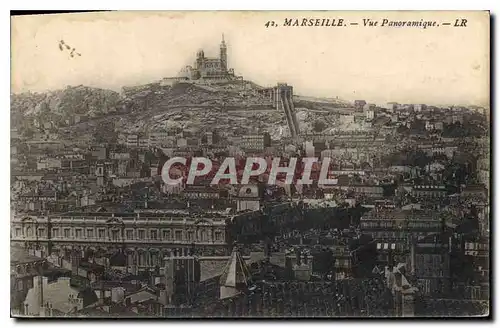 Ansichtskarte AK Marseille Vue Panoramique