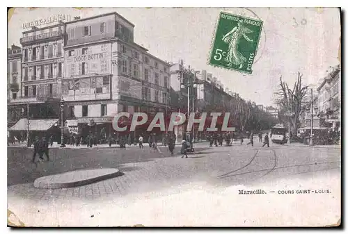 Ansichtskarte AK Marseille Cours Saint Louis