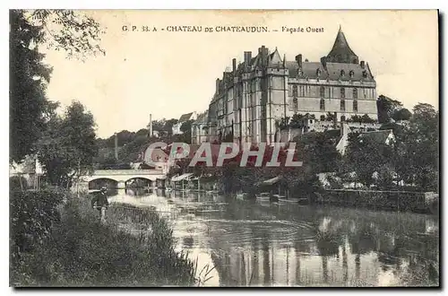 Cartes postales Chateau de Chateaudun Facade Ouest