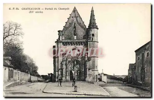 Ansichtskarte AK Chateaudun Portail du Champde XV siecle