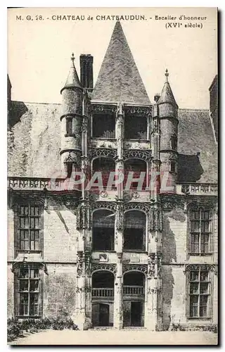 Ansichtskarte AK Chateau de Chateaudun Escalier d'honneur XVI siecle