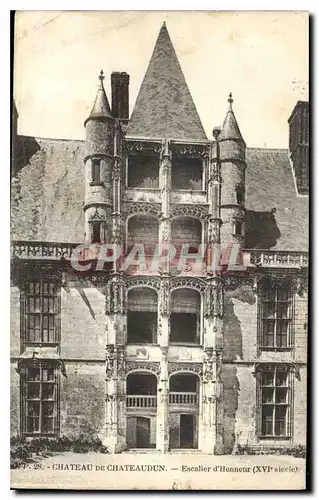 Ansichtskarte AK Chateau de Chateaudun Escalier d'Honneur XVI siecle