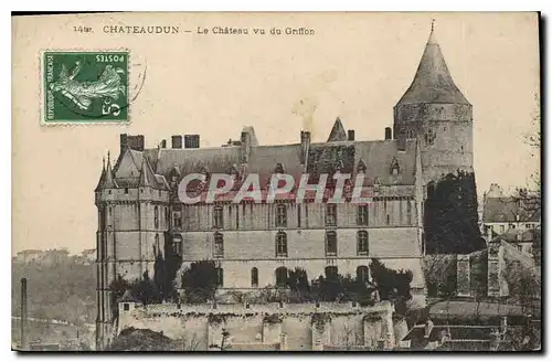 Cartes postales Chateaudun Le Chateau vu du Griffon