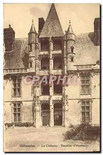 Cartes postales Chateaudun Le Chateau Escalier d'Honneur