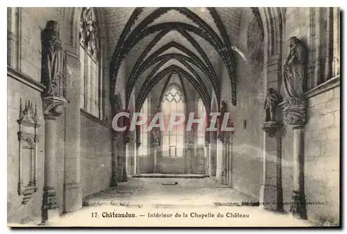 Ansichtskarte AK Chateaudun Interieur de la Chapelle du Chateau