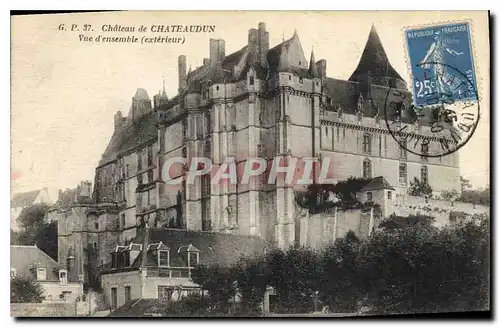 Cartes postales Chateau de Chateaudun Vue d'ensemble exterieur