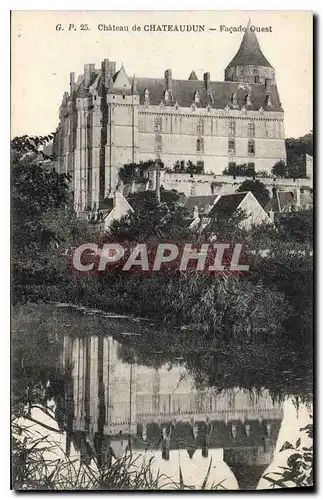 Cartes postales Chateau de Chateaudun Facade Ouest