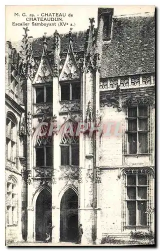 Ansichtskarte AK Chateau de Chateaudun Escalier flamboyant XV