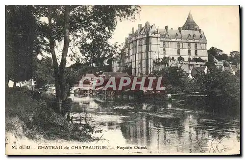 Cartes postales Chateau de Chateaudun Facade Ouest