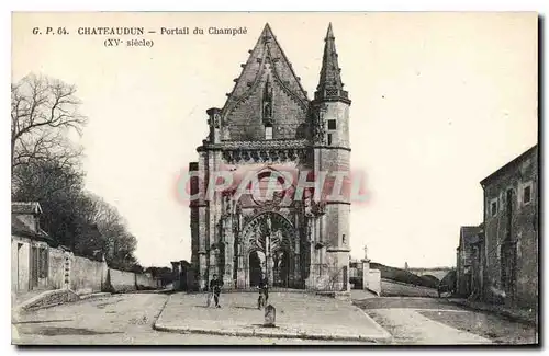 Ansichtskarte AK Chateaudun Portain du Champagne XV siecle