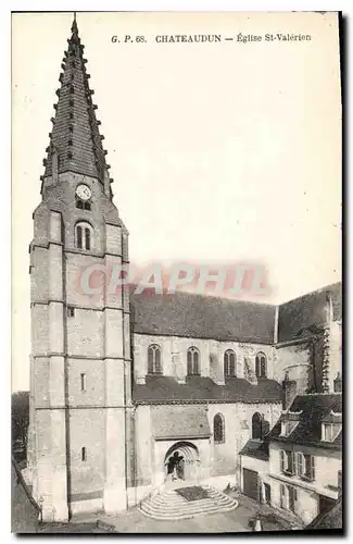 Ansichtskarte AK Chateaudun Eglise St Valerien