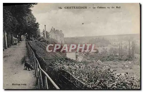 Cartes postales Chateaudun Le Chateau vu du Mail