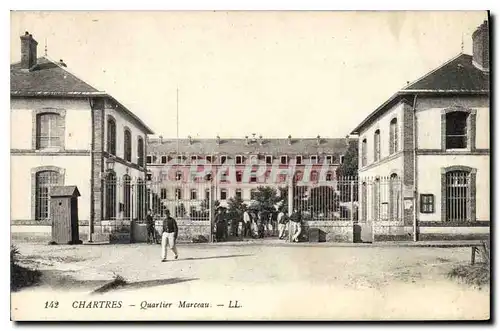 Cartes postales Chartres Quartier Marceau Militaria