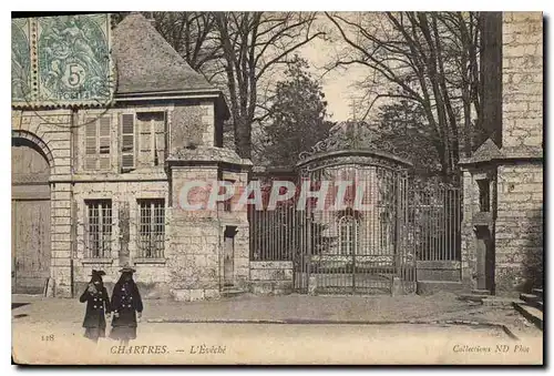 Cartes postales Chartres L'Eveche