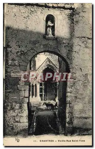 Cartes postales Chartres Vieille Rue Saint Yves