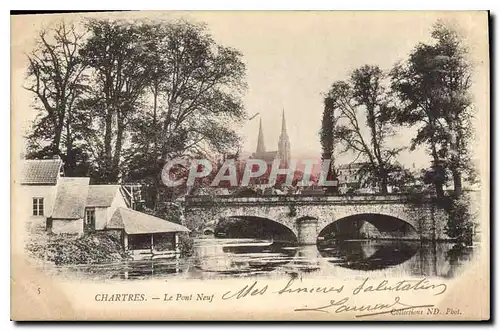 Cartes postales Chartres Le Pont Neuf