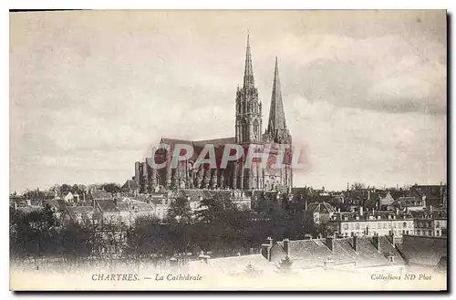 Cartes postales Chartres La Cathedrale