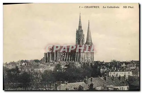 Cartes postales Chartres La Cathedrale