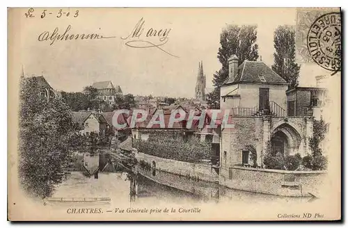 Cartes postales Chartres Vue Generale prise de la Courtille