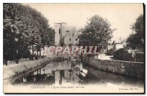 Cartes postales Chartres L'Eglise Saint Andre cote sud