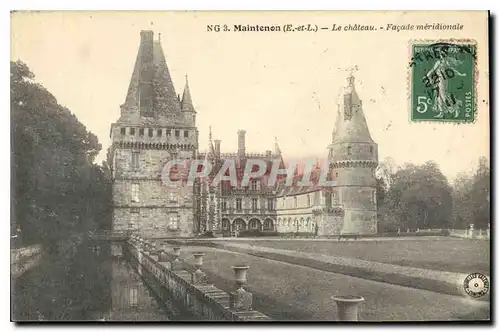 Cartes postales Maintenon E et L Le Chateau Facade meridionale