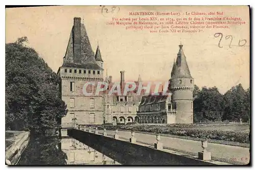 Cartes postales Maintenon Eure et Loir Le Chateau cote Sud