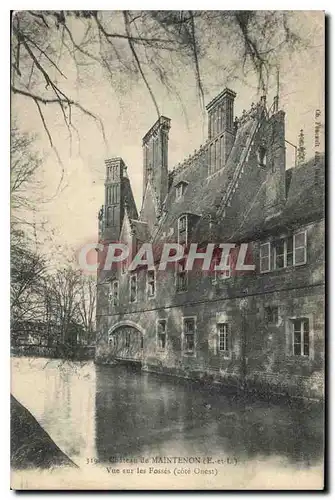 Ansichtskarte AK Chateau de Maintenon E et L Vue sur les Fosses cote Ouest