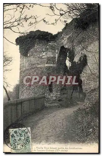 Ansichtskarte AK Vieille Tour faisant partie des fortifications de l'ancien ch�teau