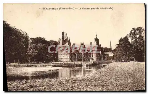 Ansichtskarte AK Maintenon Eure et Loir Le Chateau facade meridionale