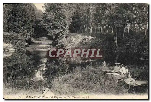 Cartes postales Maintenon Les Digues La Cascade