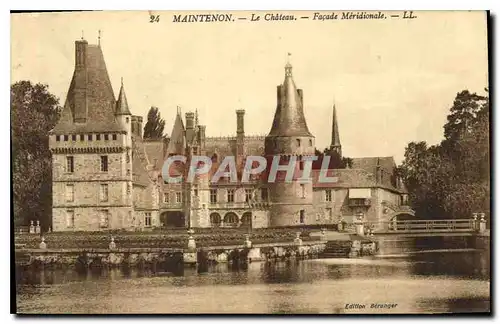 Cartes postales Maintenon Le Chateau Facade Meridionale