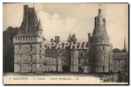 Cartes postales Maintenon Le Chateau Facade Meridionale