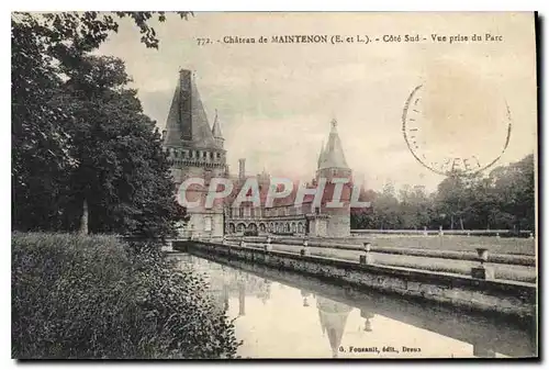 Ansichtskarte AK Chateau de Maintenon E et L Cote Sud Vue prise du Parc