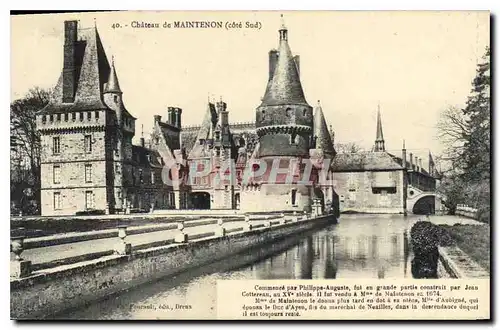 Cartes postales Chateau de Maintenon Cote Sur Commence par Philippe Auguste