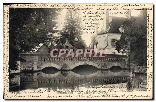 Cartes postales Maintenon Le Pont de la Ferte Enfants Pecheur Peche