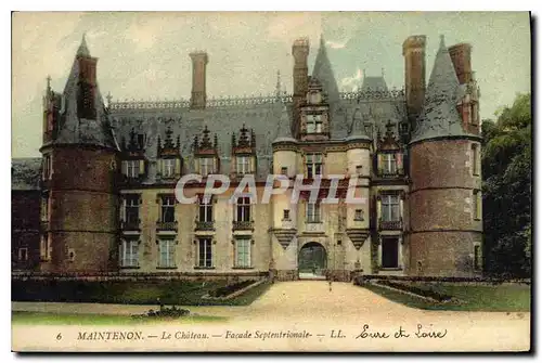 Cartes postales Maintenon Le Chateau Facade Septentrionale