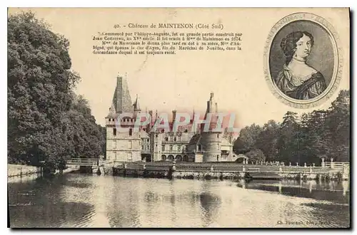 Ansichtskarte AK Chateau de Maintenon Cote Sud Commence par Philippe Auguste