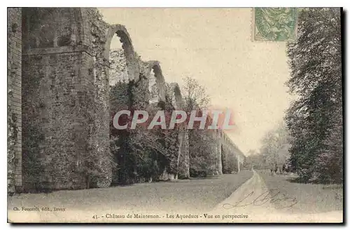 Ansichtskarte AK Chateau de Maintenon Les Aqueducs Vue en perspective