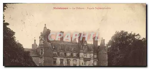 Cartes postales Maintenon Le Chateau Facade Septentrionale