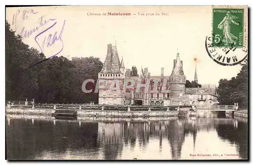 Cartes postales Chateau de Maintenon Vue prise du Parc