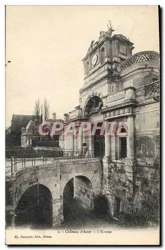 Cartes postales Chateau d'Anet L'Entree